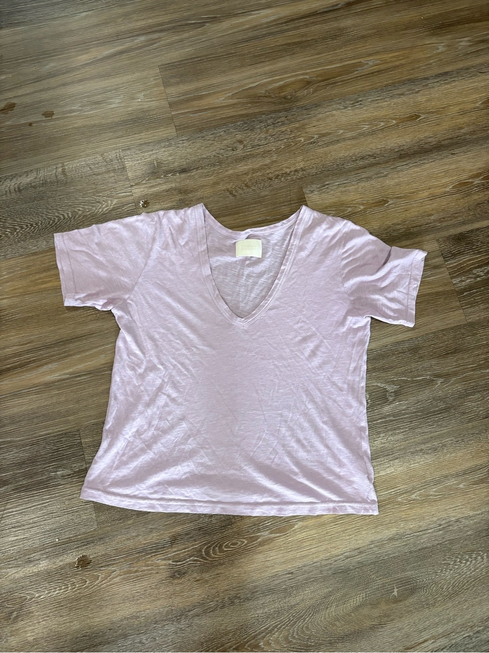 Citizens Of Humanity Pale Lavender V-Neck Tee